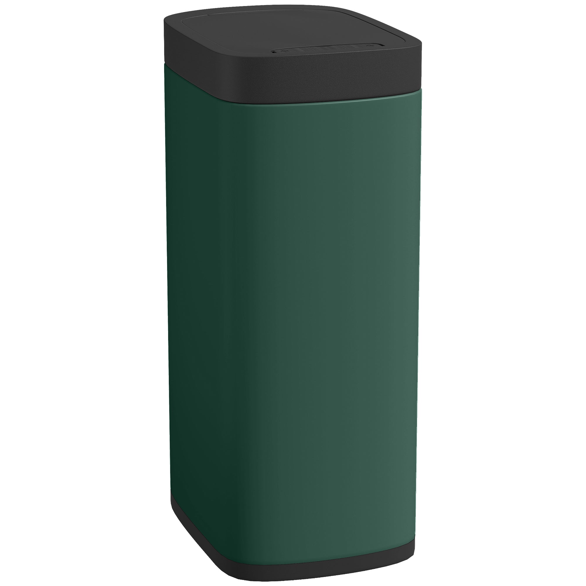 50 L (13.2 gal) Touchless Sensor Trash Can — Motion-Activated, Fingerprint-Resistant (Dark Green)