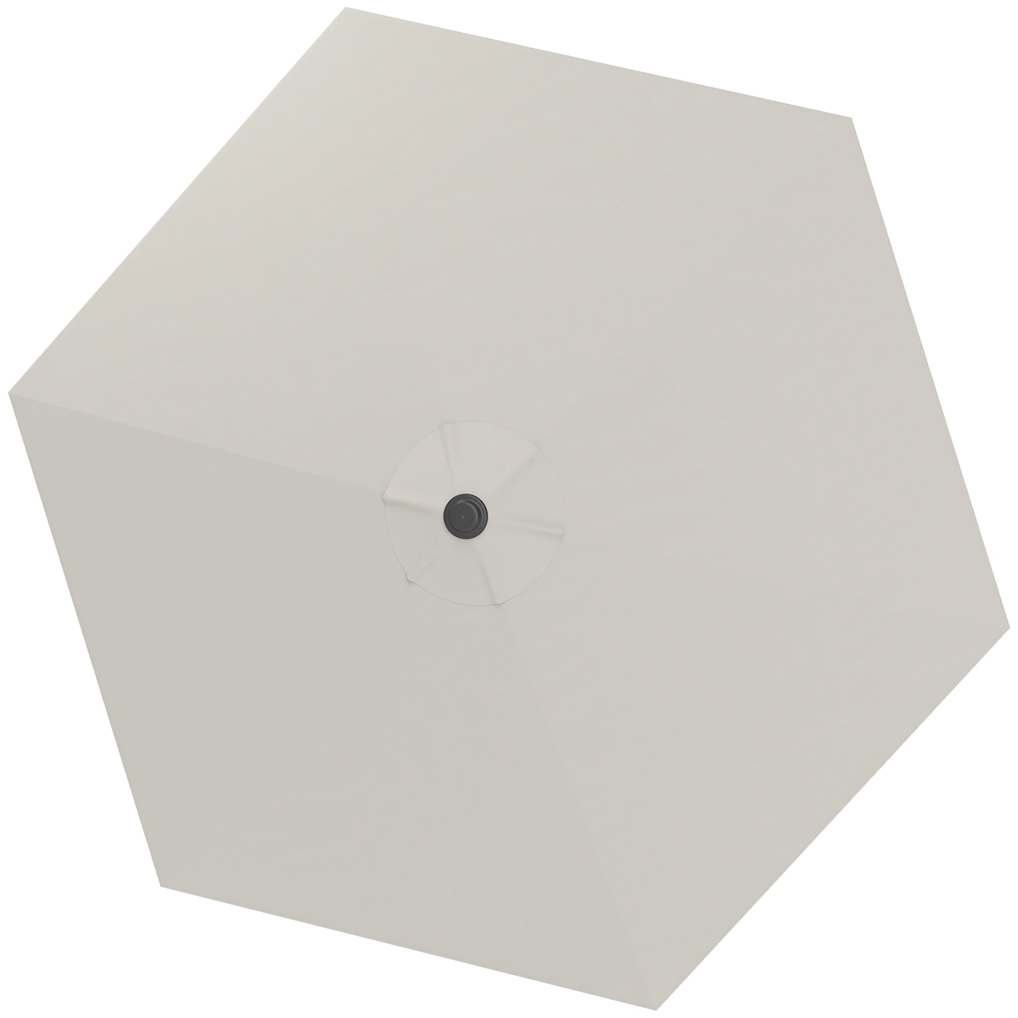Outsunny 3m Parasolfunktion Erstatningsovertræk til Patio Parasoller med Fremragende Ventilation og UV 30+ Beskyttelse - Polyester