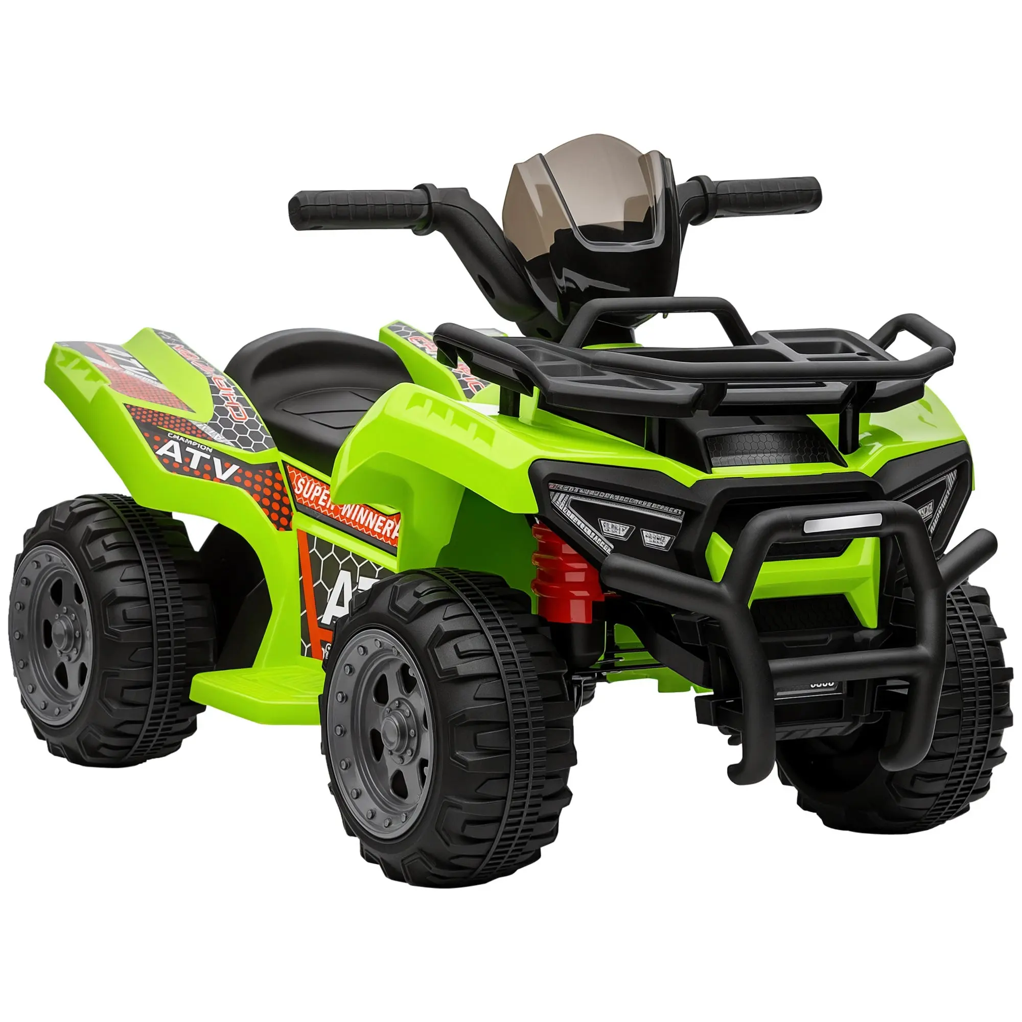 Kids Quad Electric 6V Children's Quad with Forward Function, Music, Electric Quad for Children 1.5-3 Years Green
