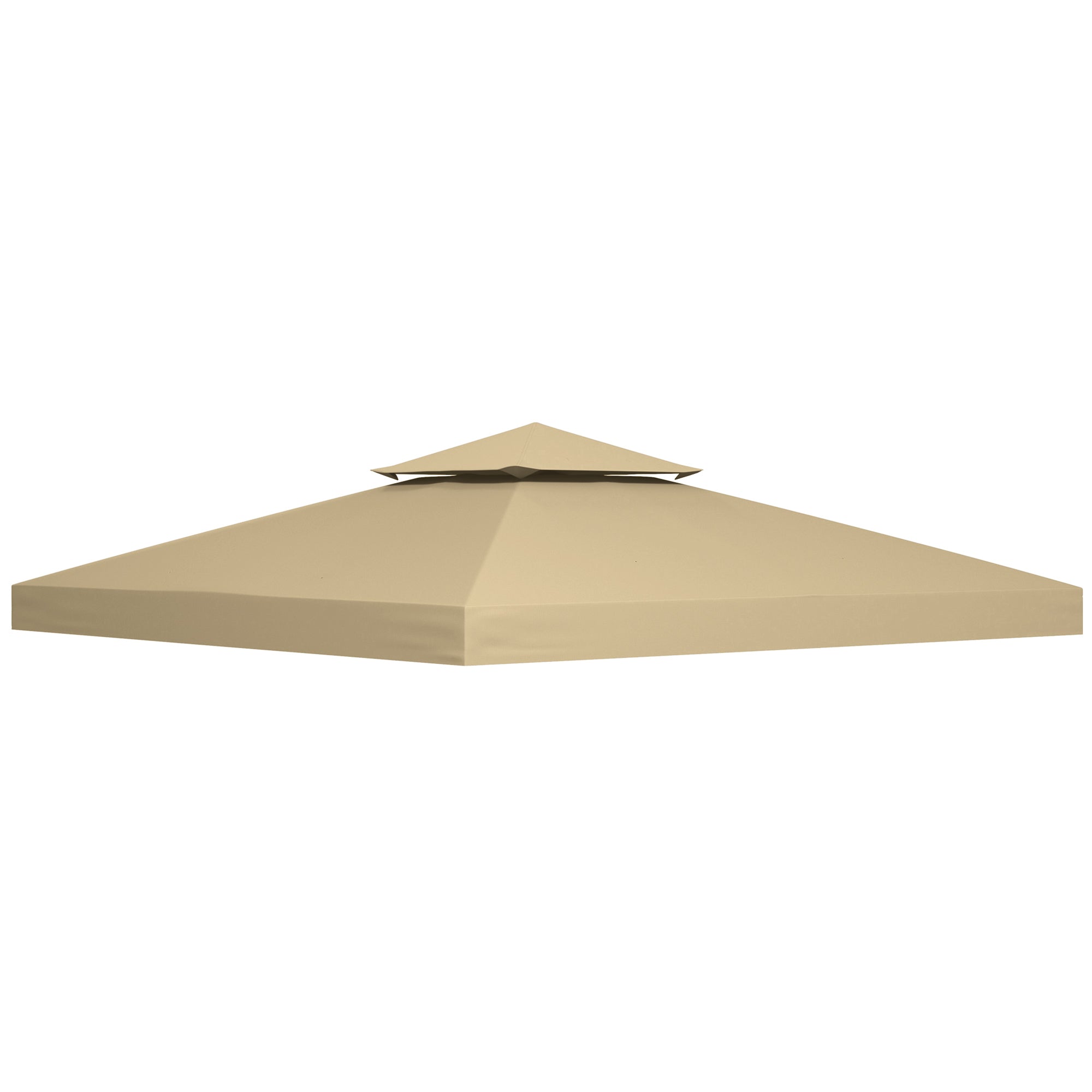 Outsunny Erstatning Tag til Have Pavillon 3 x 3m Beige