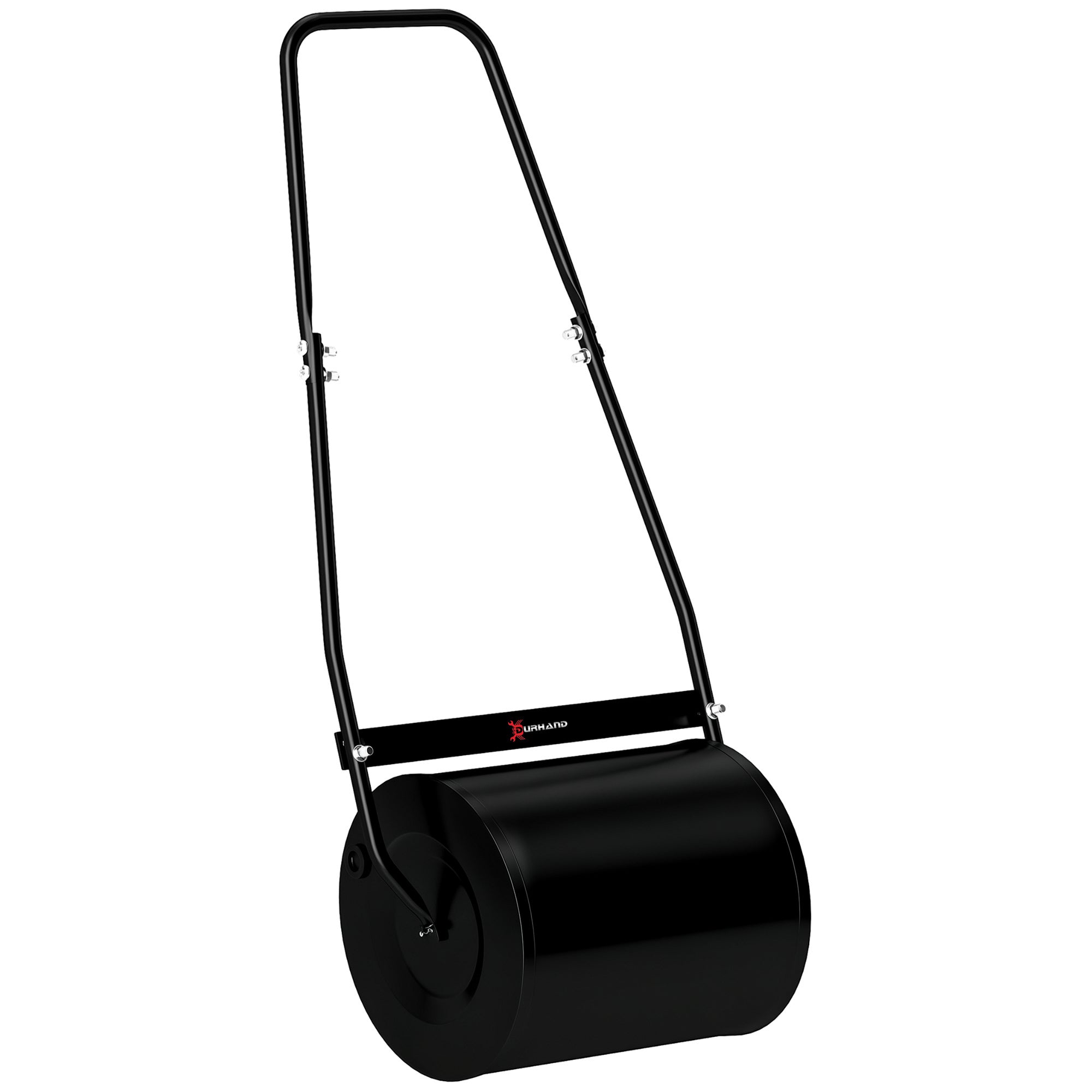 DURHAND Sodo Žoliapjovė Plieninė Žemės Roller 30L Užpildykite Vandeniu arba Smėliu, Roller Dydis Φ32x40cm Su Išardomu Rankenai