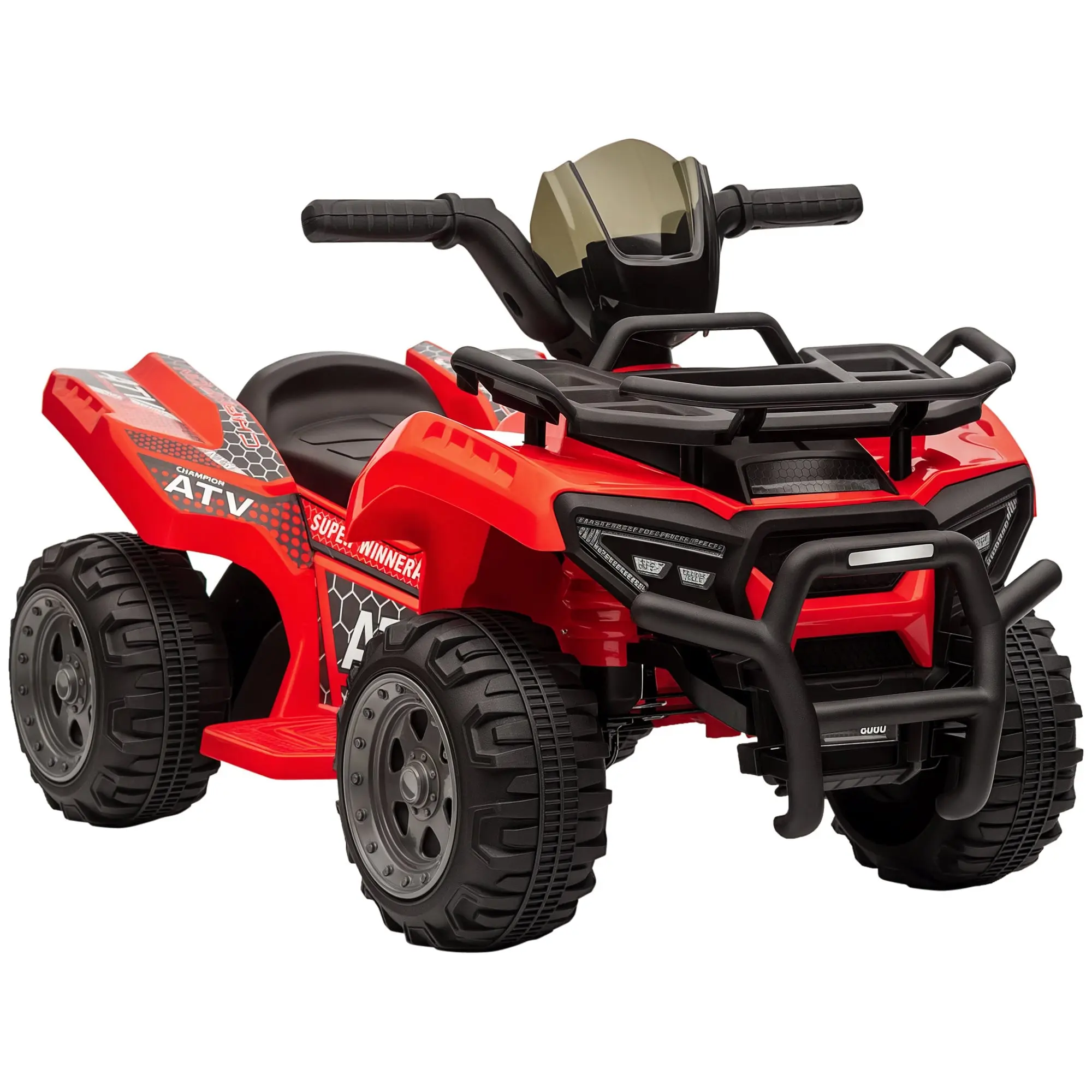 Kids Quad Electric 6V Children's Quad with Forward Function, Music, Electric Quad for Kids 1.5-3 Years Red