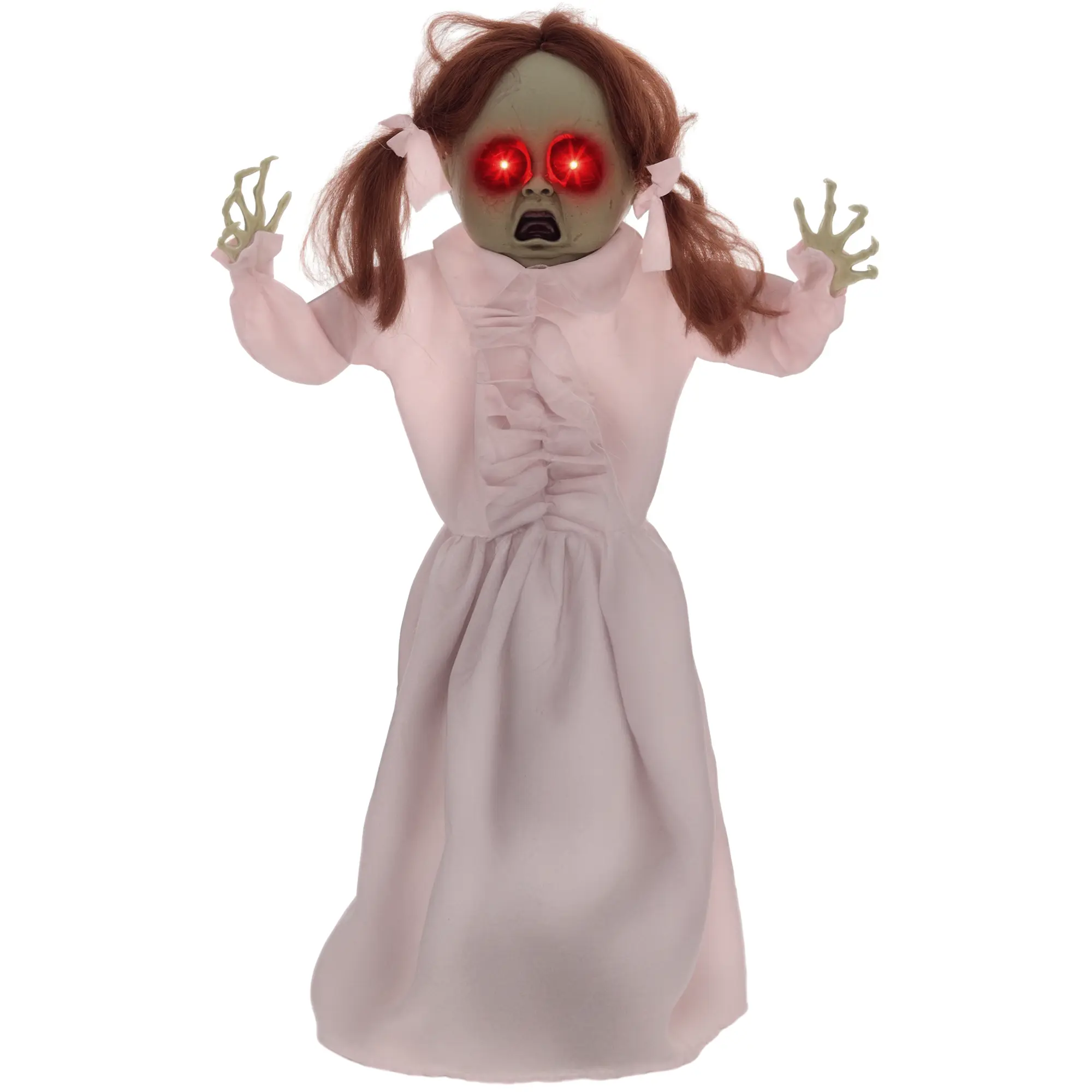 Horror Doll, Halloween Decoration, Sound/Touch Activated, Red Eyes, Sound, 76 cm