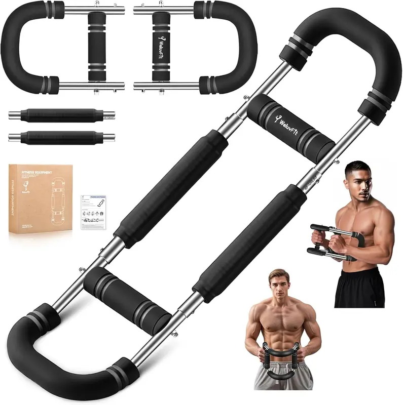 Twister Arm Trainer for Men — Multi-Functional Chest and Upper-Body Workout Device with Adjustable Dual Steel Springs, Progressive Resistance Levels for Home Gym Strength Building