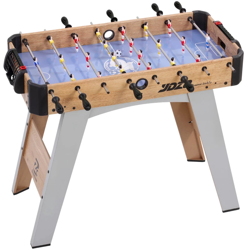 SPORTNOW Foosball Table, Mini 89 cm (35 in) Tabletop Soccer — 22 Players, 2 Balls, 2 Manual Scorekeepers & Non-Slip Handles, Freestanding Family Game Set, Gift