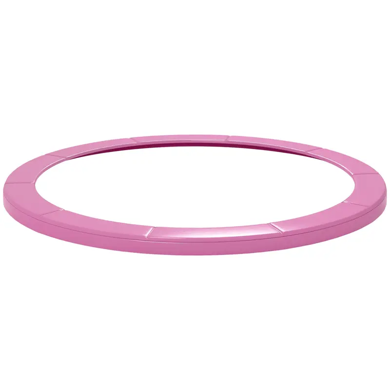 SPORTNOW Perimeter Pad for 244 cm (96 in) Trampoline, Tear-Resistant, UV-Resistant, Waterproof Spring Cover - Edge Protection Replacement for Garden Trampolines, Pink