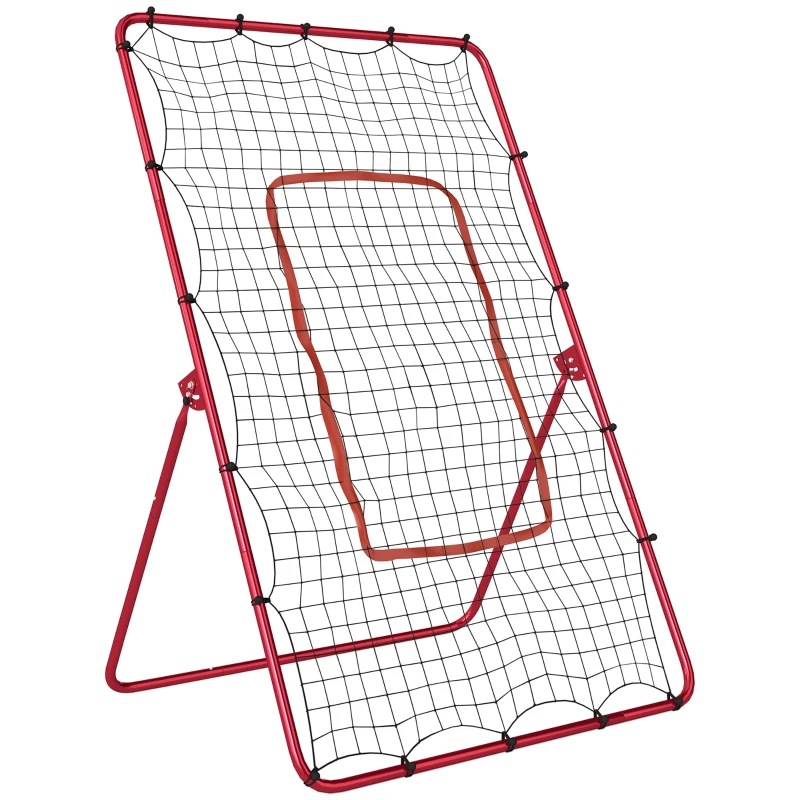 SPORTNOW Rebound Net for Baseball – Portable Rebounder with 4 Adjustable Angles for Soccer, Baseball, Softball & Lacrosse; For Throws, Passes and Catching Drills