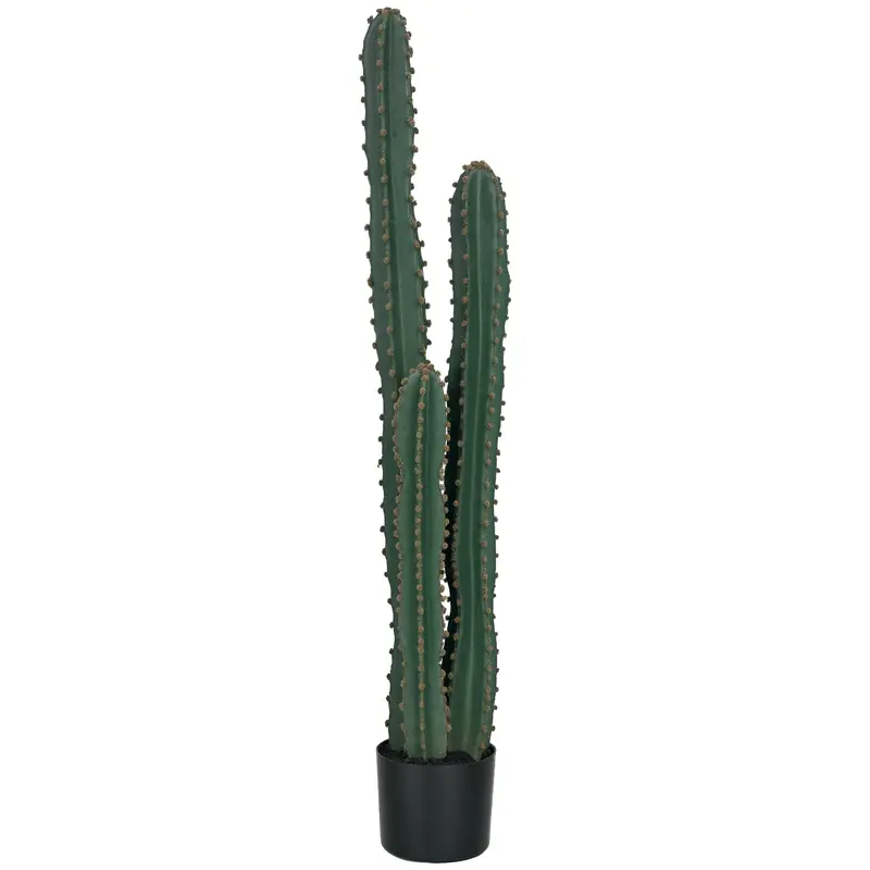 Highly Realistic Large Artificial Cactus Large Artificial Plant Dimensions: ? 18 x 120H cm Green