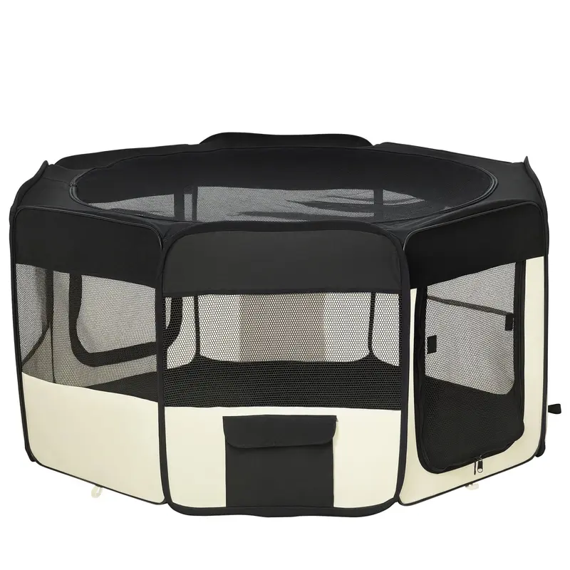 Puppy Playpen Pet Exercise Pen Playpen Puppy Fence Puppy Playpen Dog Playpen 600D Oxford ?120 x H58 cm