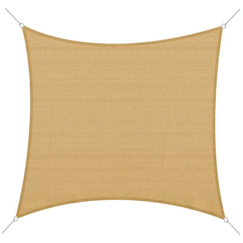 - Square sail canopy (various sizes and colors), size 3x3m, sand color