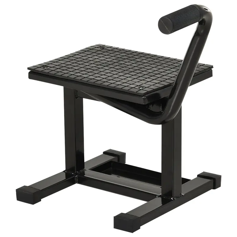 Universal Adjustable Hydraulic Motorcycle Lift Stand Workshop Stand for Off-Road Motorcycles Motocross Supermoto Black