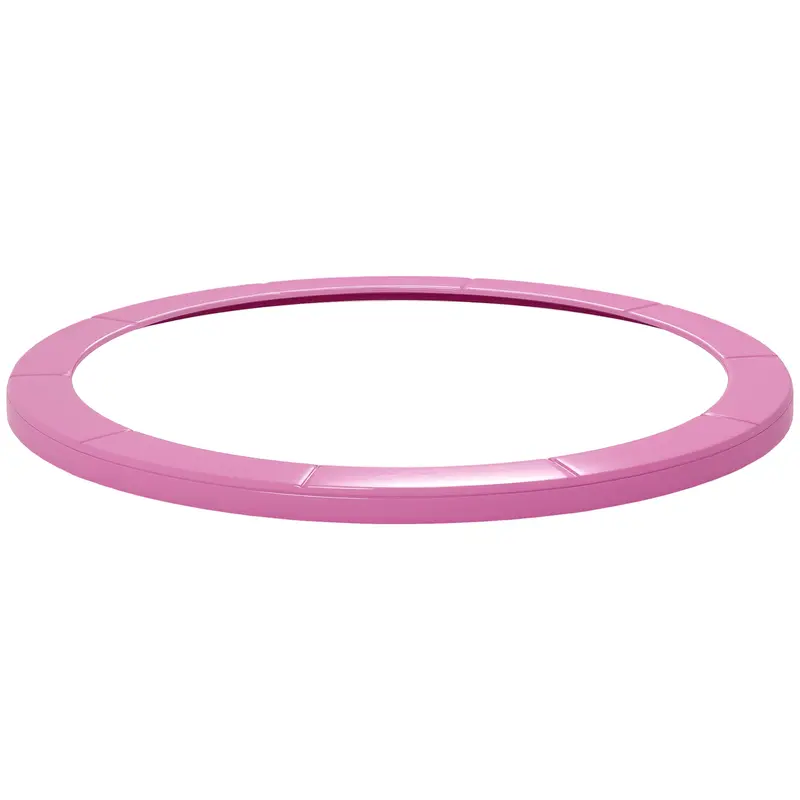 SPORTNOW 12 ft (366 cm) Trampoline Safety Pad — Tear-Resistant, UV-Resistant, Waterproof Spring Cover — Replacement Protective Padding, Pink