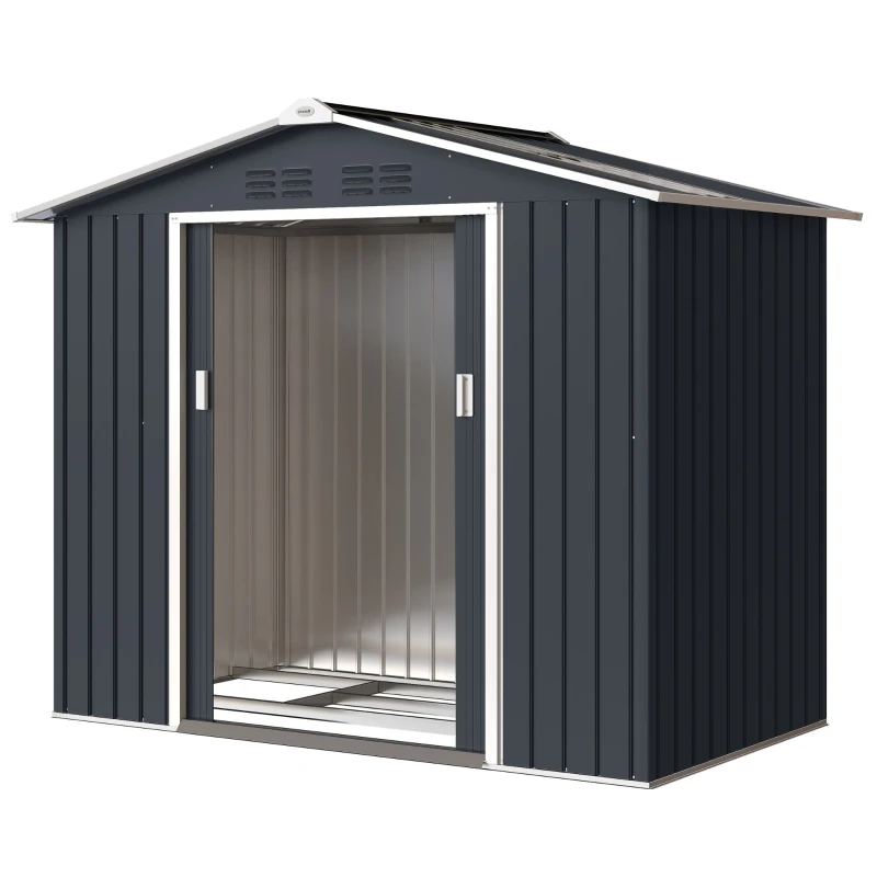 Abri de jardin 2,77 m² avec fondation porte verrouillable lucarne et aérations
