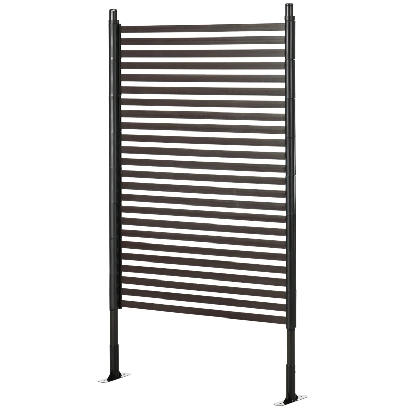 Panneau de clôture modulaire avec pieds ou piquets mesurant 93 x 22 x 150 cm