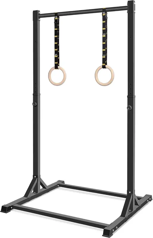 Portable Power Tower Pull-Up Station — Home Pull-Up Bar, Adjustable Tower with 330 lb Capacity