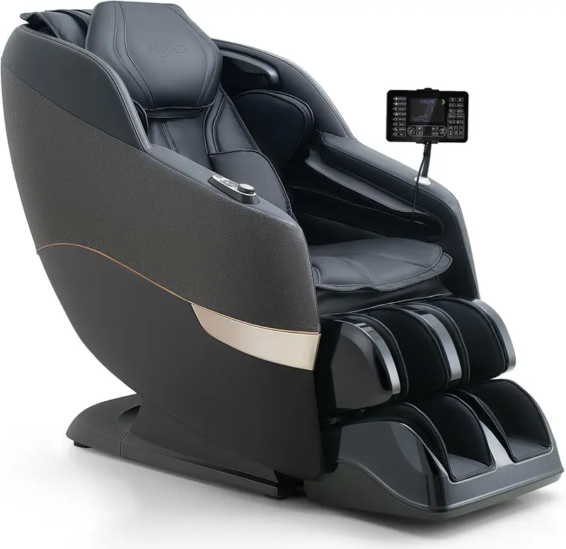 3D Shiatsu Full-Body Massage Chair MC1650 (Black) — 170° Flexible SL-Track, Zero Gravity, Bluetooth, Airbags & Lumbar Heat