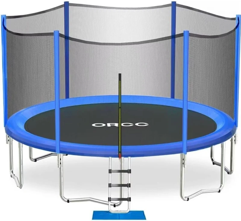 Heavy-Duty Galvanized Steel Trampoline for Kids & Adults - 8, 10, 12, 14, 15, 16 ft | 1,200 lb Capacity