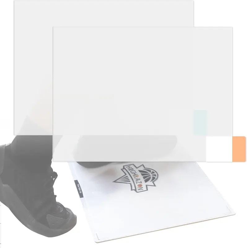Courtside Basketball Sticky Mat – Non-Slip Shoe Grip Mat with Rubber Base, 40 Sticky Sheets Included; 17×13 in lacement Sheets Available