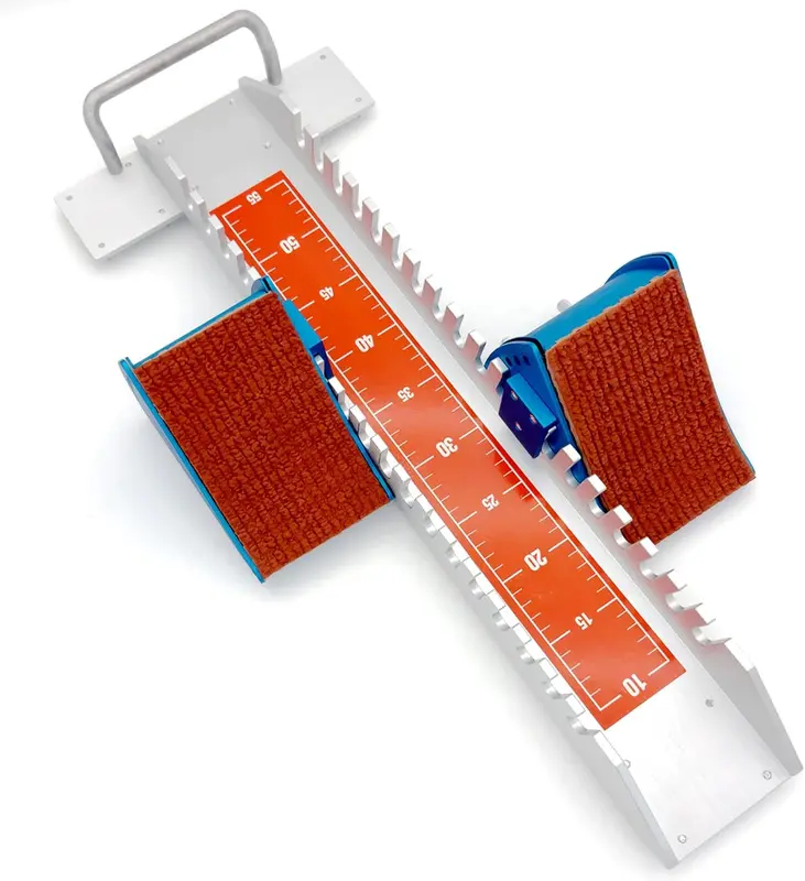 Multi-Function Starting Blocks for Sprinters — 6-Angle Adjustable Aluminum Track Blocks, Suitable for Plastic and Cinder Runways