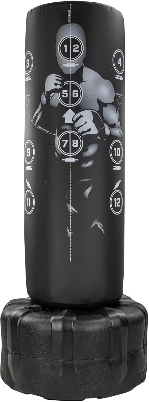 Wavemaster XXL Freestanding Heavy Bag with Weighted Base - Boxing & Martial Arts Strength and Cardio Trainer