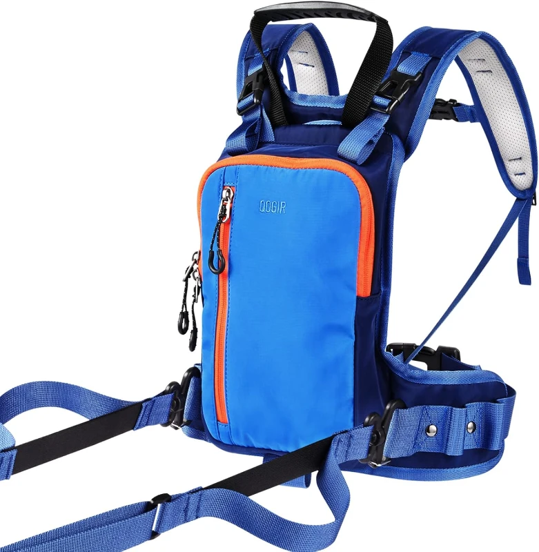 Kids Ski & Snowboard Training Harness — Speed Control, Steering Aid & Mini Backpack