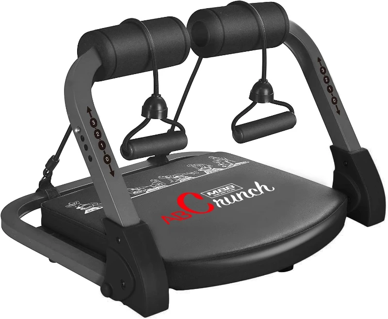 ABS Abdominal & Full-Body Workout Machine — Home Fitness Equipment for All Ages, Adjustable Resistance Ab Trainer