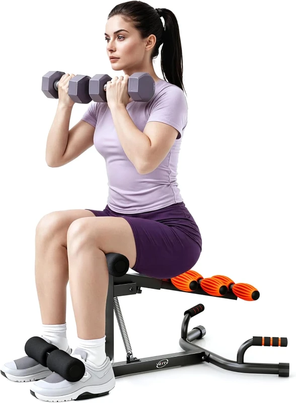 Deep Squat Trainer — Adjustable Glutes & Core Machine for Low-Impact Lower-Body Workouts, Home Push-Up Support, Easy Assembly, 350 lb Capacity