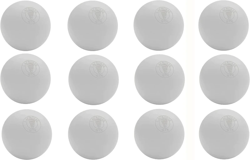 Official Lacrosse Balls - 12 White Pack