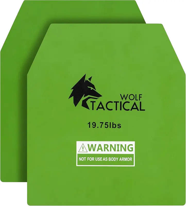 Weight Vest Plates — Pair Sets 5.75/8.75/14.5/19.75 lb for WODs, Running & Strength Training