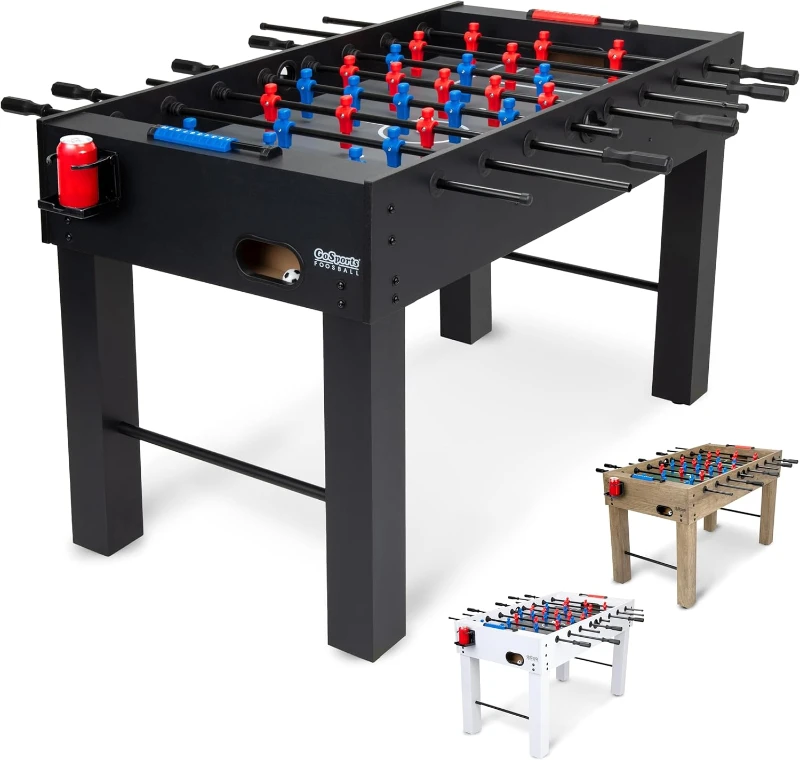 54-Inch Full-Size Foosball Table for Adults - Ideal for Home, Office or Game Room - Multiple Color Options