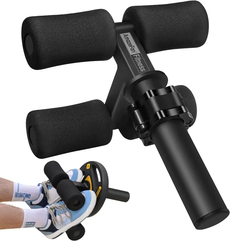 Tib Bar Tibialis Trainer — Knees-Over-Toes Tibia Dorsi Calf Machine for Calves, Shins & Ankles | Fits 2-inch Plates | Fits All Shoe Sizes