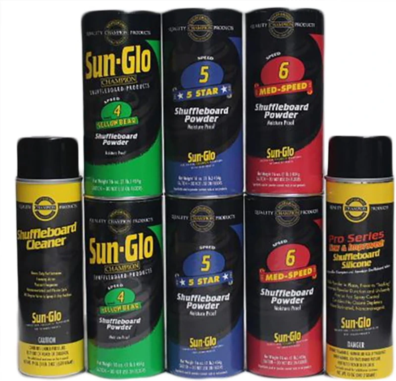Sun Glo Shuffleboard Performance Sampler Kit - Fits 9-12 ft Tables