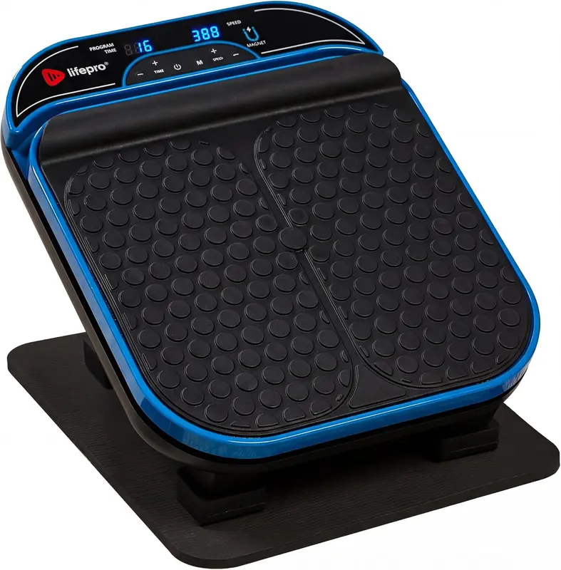 VibraFlow Electric Foot Massager — Circulation Support with 30 Adjustable Speeds, 10 Preset Modes, Magnetic Remote Dock & Dual Textured Pads