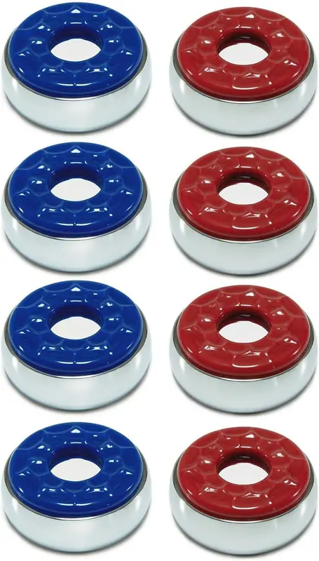 Indoor Shuffleboard Pucks - Set of 8 - 2-1/8\" (53mm) - Home Play