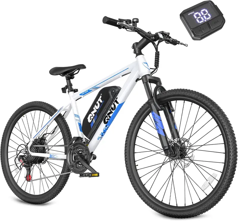 Victor 26-inch Electric Mountain Bike — Peak 1000W Motor, Removable 36V 10.4Ah/7.8Ah Battery, 21-Speed, Up to 60 Miles, UL 2849