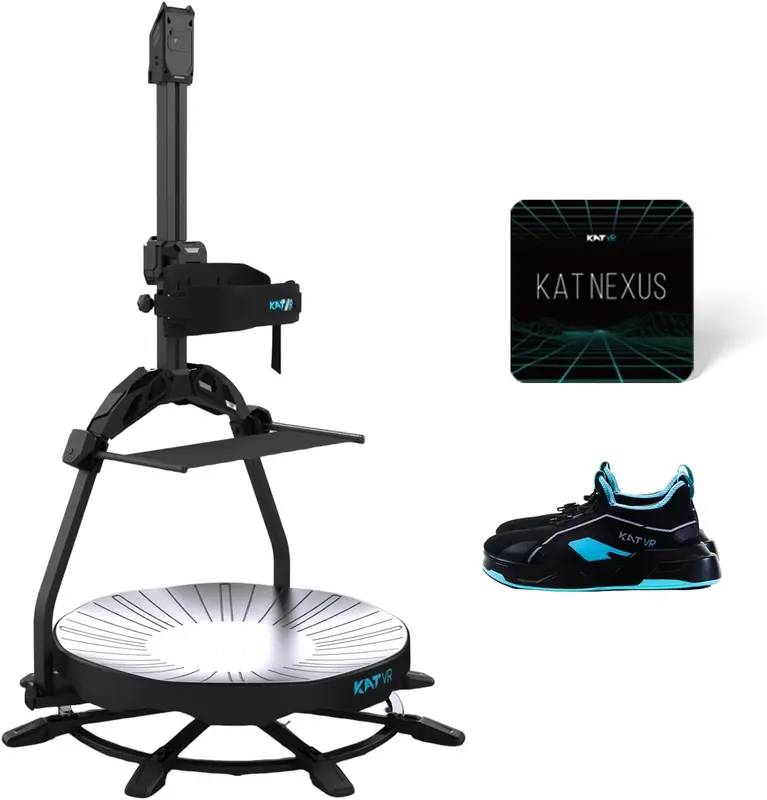 KAT Walk C2 VR Series — 360° Omniectional Treadmill & Accessories for Immersive VR Gaming & Fitness — Compatible with SteamVR, Quest & Oculus — Core with Seated Module — US Size 14