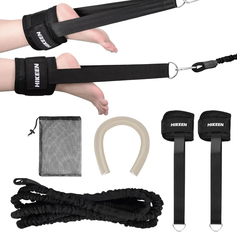 4M Swim Resistance Tether Belt — Stationary Harness for Swim-In-Place Training