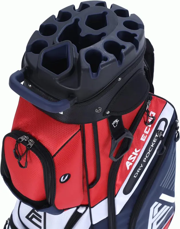 T-Lock Quiet Golf Cart Bag with 14-Way Full-Length Divider
