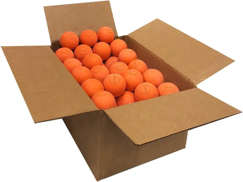 Lacrosse Practice Balls — Official NFHS & College Size, Vulcanized Rubber — Packs: 1, 2, 3, 6, 12, 18, 24, 36, 60, 120