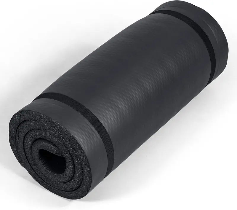 1-Inch Thick Yoga Mat - High-Density Non-Slip Exercise Mat with Carrying Strap for Yoga, Pilates & Home Workouts (24 x 72) - Multiple Options