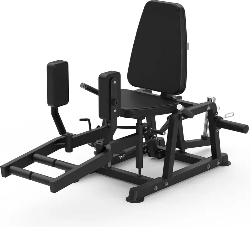 Hip Abduction & Adduction Machine — Inner/Outer Thigh and Glute Trainer with 6-Position Gear, 360° Rotating Thigh Pad, Extended Pedals, 440 lb Capacity