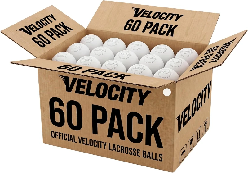 Lacrosse Practice Balls - 1, 2, 3, 6, 12, 18, 24, 36, 60 & 120 Packs - Practice Use, Official NFHS & College Size