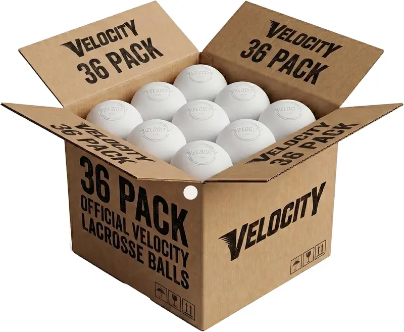 Lacrosse Practice Balls — Packs of 1, 2, 3, 6, 12, 18, 24, 36, 60 & 120 — Official NFHS & Collegiate Approved Size