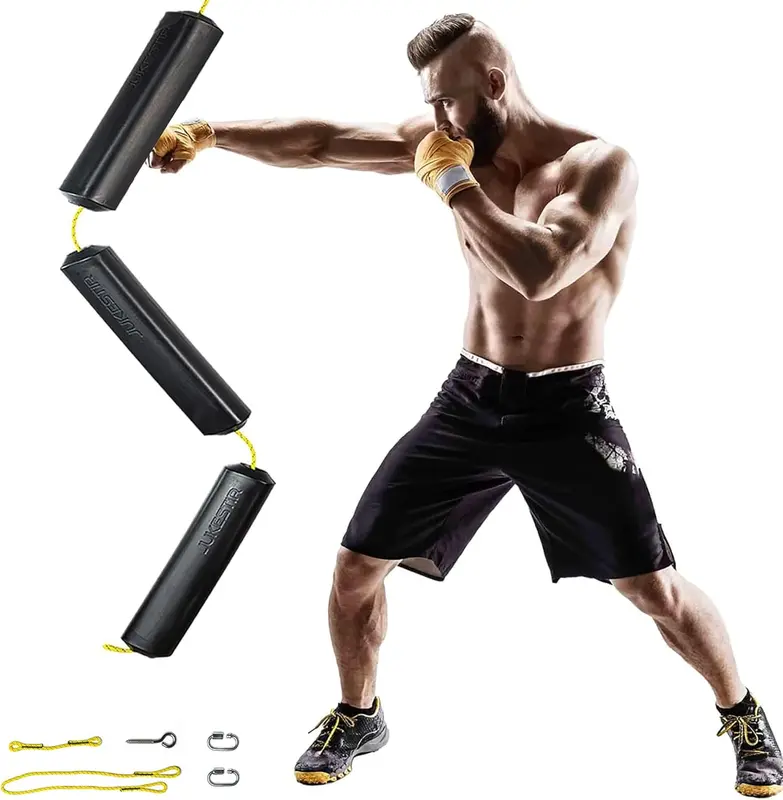 Dynamic-Motion Punching Bag — Enhances Footwork, Speed & Agility; Outperforms Double-End, Speed & Heavy Bags; Boxing & MMA Training for Teens and Adults; Pro-Level Use