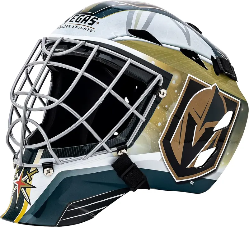 Licensed NHL Youth Street Hockey Goalie Mask - Kids' Team Goalie Face Protector