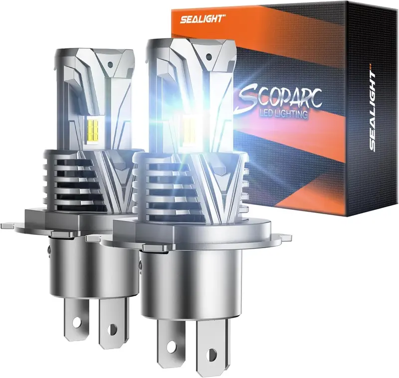 S7S Series H4/9003 Wireless LED Fog Lamps (Pack of 2) — 2026 Edition, 150,000LM Peak, 9× Brighter, 80,000+ hr (≈10 yr) Life, 99% Vehicle Fit for ATVs & Powersports