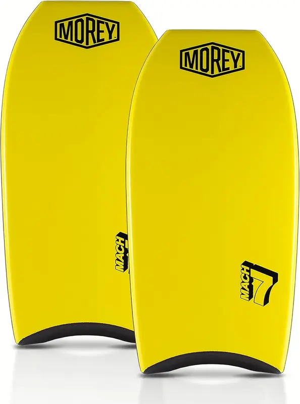 Boogie Board Mach 7 Pro Bodyboard (2026) - Built-in Reinforcement Rod, HDPE Slick Bottom for Speed