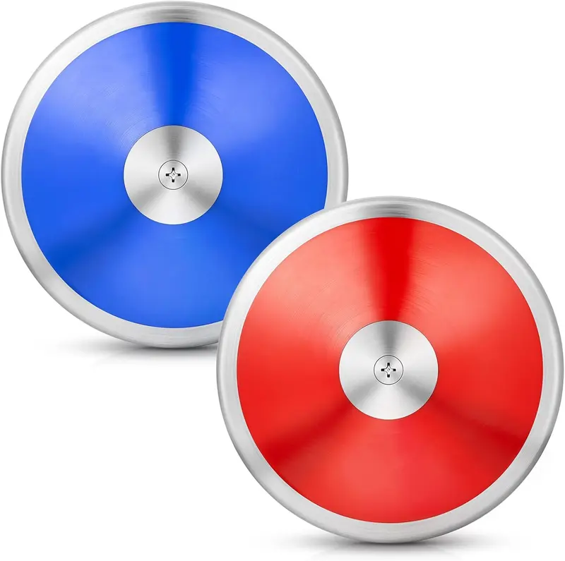 1 kg Discus Pair for Men & Women - Track & Field Training Discuses (2-Pack, 18 cm)