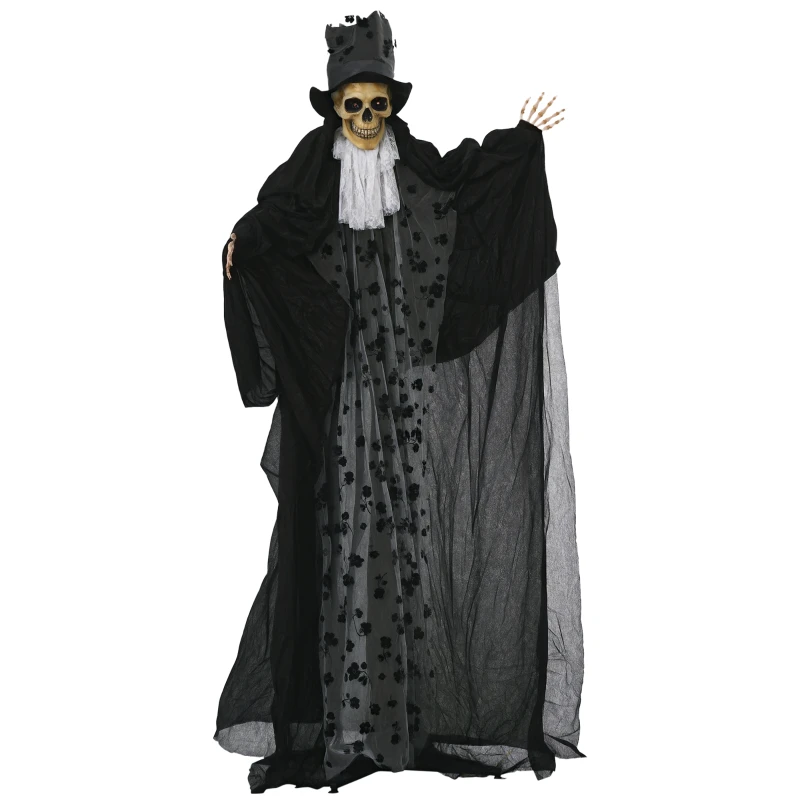 Halloween Decoration Groom Ghost with Special Effects and Sound Function 115 cm x 65 cm x 189 cm